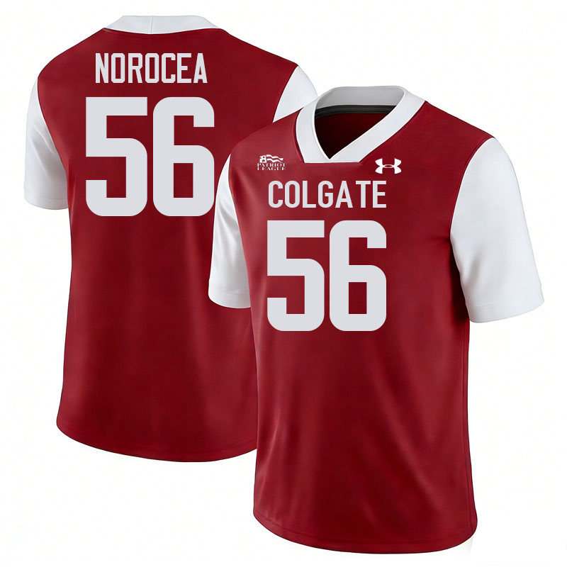Colgate Raiders #56 Danny Norocea College Football Jerseys,Uniforms-Red Colgate Raiders #56 Danny Norocea College Football Jerseys,Uniforms-Red